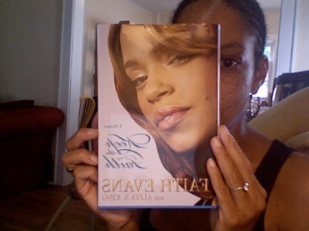 Me holding my first copy of Keep The Faith. I burst into tears when I opend the package from the publisher and actually saw it and held it in my hands for the very first time