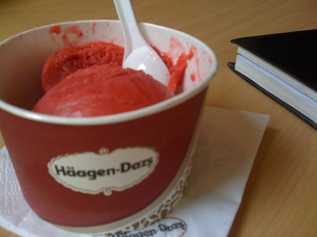 Haagen-Dazs Rasberry Sorbet