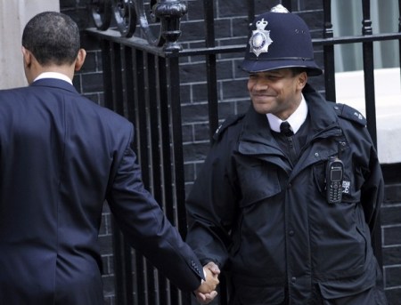 April 1, 2009, 10 Downing Street, London. credit: Toby Melville/Reuters